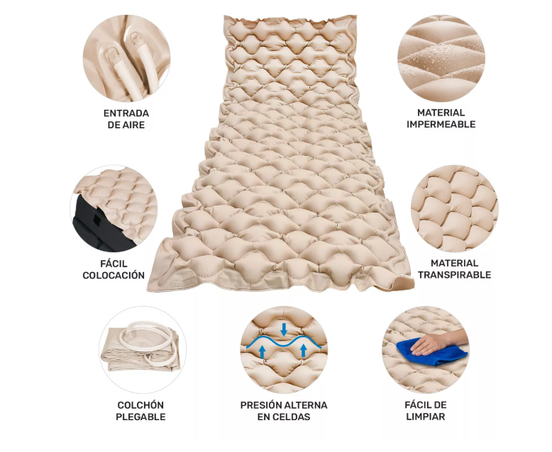 Colchón Presión Aire Anti Escaras Compre